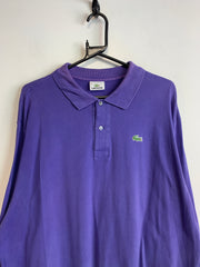 Purple Lacoste Polo Shirt Men's XL