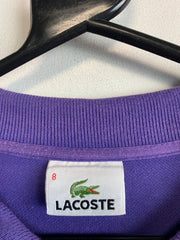 Purple Lacoste Polo Shirt Men's XL