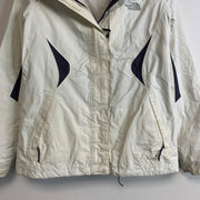 White North Face Raincoat Women's Small