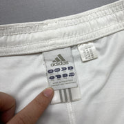 00s White Adidas Sport Shorts Women's Large