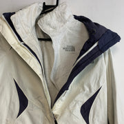 White North Face Raincoat Women's Small