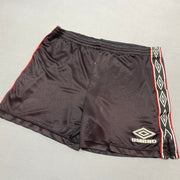 Vintage 90s Black Umbro Sport Shorts Men's Medium