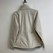 White North Face Raincoat Women's Large