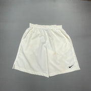 White Nike Sport Shorts Women's Medium