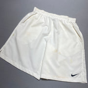 White Nike Sport Shorts Women's Medium