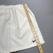 White Nike Sport Shorts Women's Medium