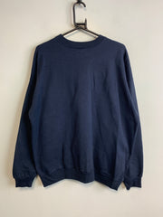 Vintage Navy Sweatshirt Men's Large