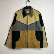 Reworked Multicolour Carhartt Workwear Jacket Men's Medium