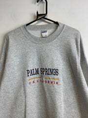 Vintage Grey Gildan Sweatshirt Men's XL