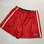 00s Red Nike Sport Shorts Women's Large