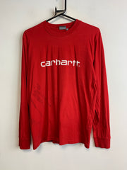 Red Carhartt Jumper Men's Small