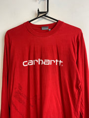 Red Carhartt Jumper Men's Small