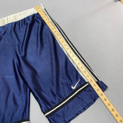 Nike Navy and White Sport Shorts Men's XXXL