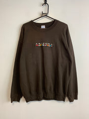 Brown Gildan Sweatshirt Men's Large