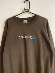 Brown Gildan Sweatshirt Men's Large