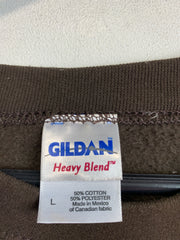 Brown Gildan Sweatshirt Men's Large