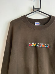 Brown Gildan Sweatshirt Men's Large