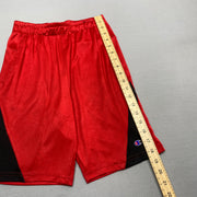 Black and Red Champion Sport Shorts Women's Large