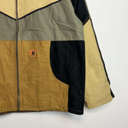 Reworked Multicolour Carhartt Workwear Jacket Men's Medium