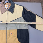 Reworked Multicolour Carhartt Workwear Jacket Men's Medium