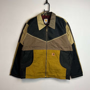 Reworked Multicolour Carhartt Workwear Jacket Men's Medium