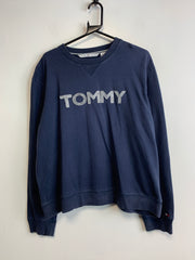 Navy Tommy Hilfiger Sweatshirt Women's XL