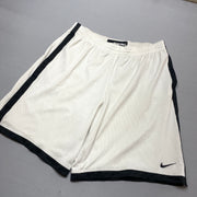 White Nike Basketball Sport Shorts Women's XXL