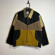 Reworked Multicolour Carhartt Workwear Jacket Men's Medium