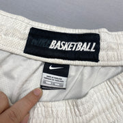 White Nike Basketball Sport Shorts Women's XXL