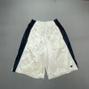 Navy and White Champion Sport Shorts Women's Small