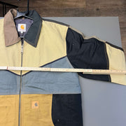 Reworked Multicolour Carhartt Workwear Jacket Men's Medium