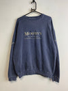 Navy Embroidery Sweatshirt Men's Large