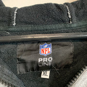 Grey NFL zip up Hoodie Women's XL