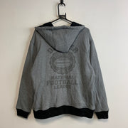 Grey NFL zip up Hoodie Women's XL