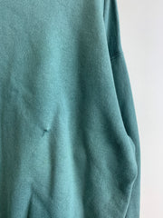 Turquoise Embroidery Sweatshirt Men's Large