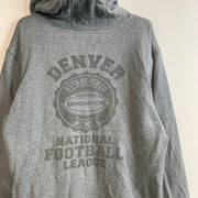 Grey NFL zip up Hoodie Women's XL