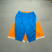 Blue and Orange Adidas Sport Shorts Women's Large