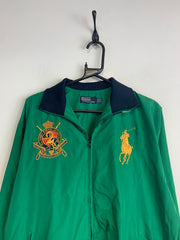 Vintage Green Ralph Lauren Large Embroidery Windbreaker Men's XXL