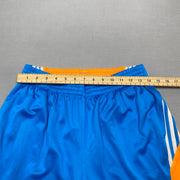 Blue and Orange Adidas Sport Shorts Women's Large