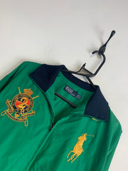 Vintage Green Ralph Lauren Large Embroidery Windbreaker Men's XXL