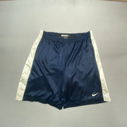 Vintage 90s Navy and White Nike Sport Shorts Men's Large