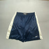 Vintage 90s Navy and White Nike Sport Shorts Men's Large