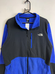 Black and Blue North Face Denali Fleece Men's Large