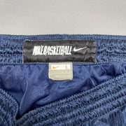 Vintage 90s Navy and White Nike Sport Shorts Men's Large