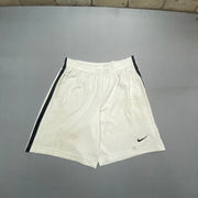 White Nike Sport Shorts Men's Medium