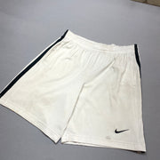 White Nike Sport Shorts Men's Medium