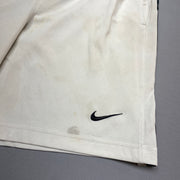 White Nike Sport Shorts Men's Medium