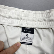 White Nike Sport Shorts Men's Medium