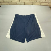 Navy and White Reebok Sport Shorts Men's XL