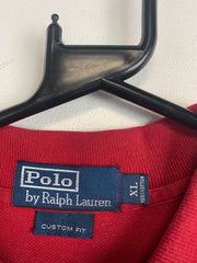 Red Ralph Lauren Long-sleeved Polo-shirt Men's XL